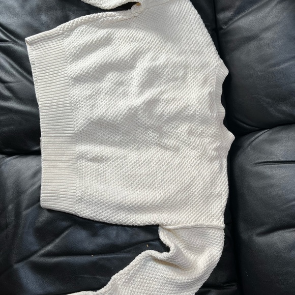 Jessica Simpson Cream Textured Knit Cardigan - Picture 2 of 8